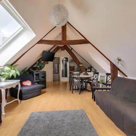 Spacious In Normandy With Wooden Floor Apartmán *